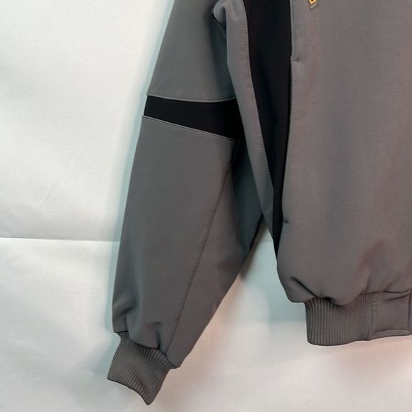 Authentic Majestic Gray Therma Base MLB Pittsburgh Pirates full zip jacket - Picture 3 of 12